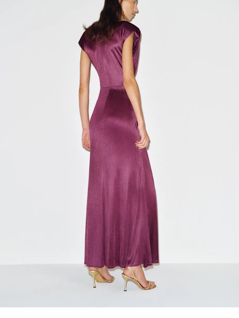 Reformation Cali Knit Dress huckleberry